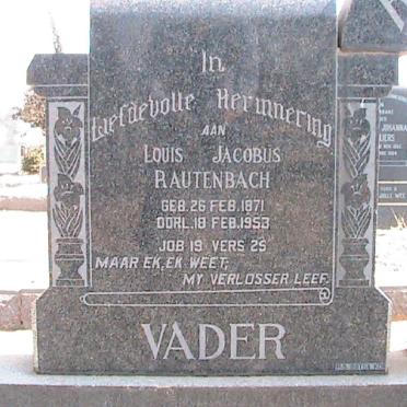 RAUTENBACH Louis Jacobus 1871-1953