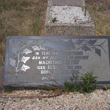 RETIEF Magritha I. nee ELS 1912-1936