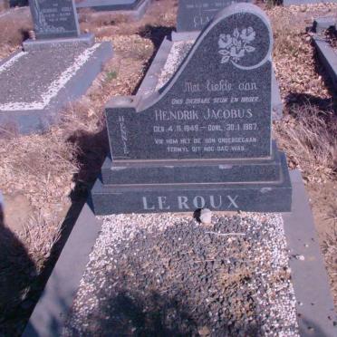 ROUX Hendrik Jacobus, le 1949-1967