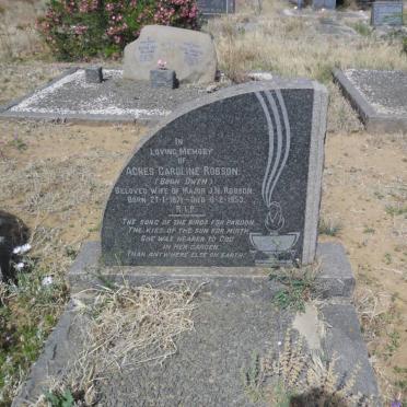 ROBSON Agnes Caroline nee OWEN 1871-1953