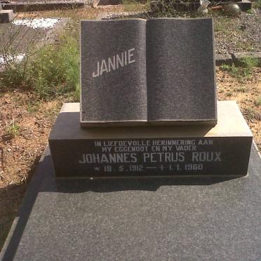 ROUX Johannes Petrus 1912-1960