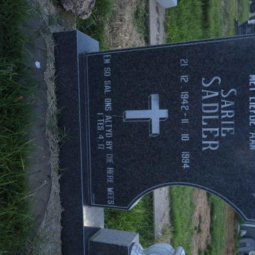SADLER Sarie 1942-1994