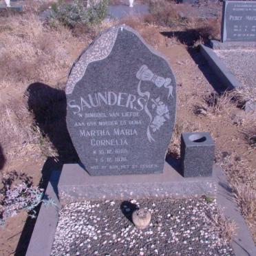 SAUNDERS Martha Maria Cornelia 1895-1976