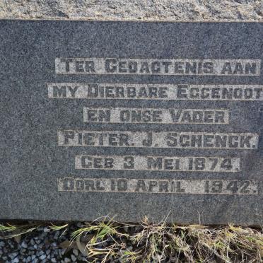 SCHENK Pieter J. 1874-1942