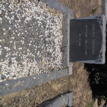 SERFONTEIN Anna M.C. 1866-1956