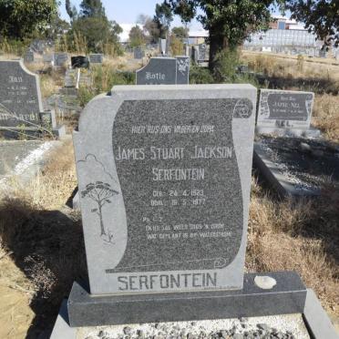 SERFONTEIN James Stuart Jackson 1923-1977