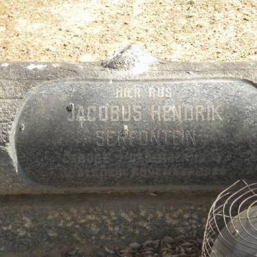 SERFONTEIN Jacobus Hendrik 