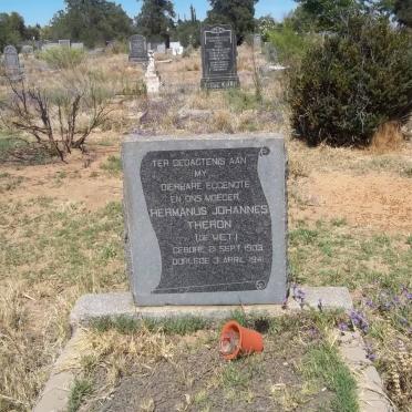 THERON Hermanus Johannes nee DE WET 1903-1941