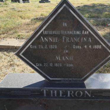 THERON Manie 1928- &amp; Annie Francina 1928-1996