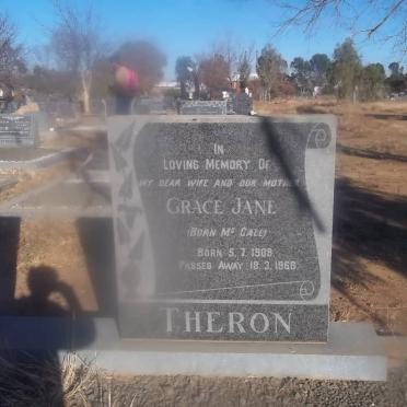 THERON Grace Jane nee McCALL 1908-1968