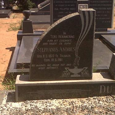 TOIT Stephanus Andries, du 1873-1961