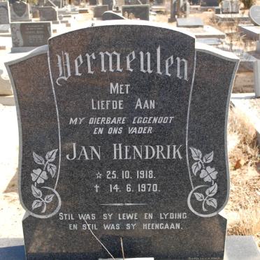 VERMEULEN Jan Hendrik 1918-1970