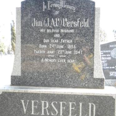 VERSFELD J.A.V. 1895-1947