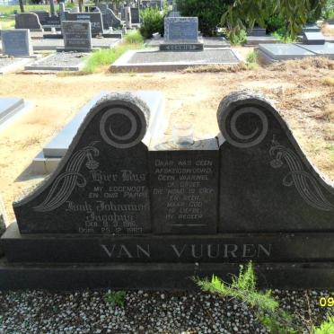VUUREN Isak Johannes Jacobus, van 1916-1963