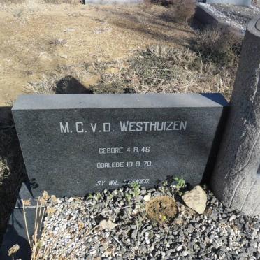 WESTHUIZEN Boet, v.d. 1907-1983 :: VAN DER WESTHUIZEN Nellie 1922-2001 :: VAN DER WESTHUIZEN  M.C. 1946-1970  