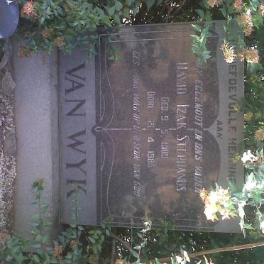 WYK David Izak Stephanus, van 1909-1985