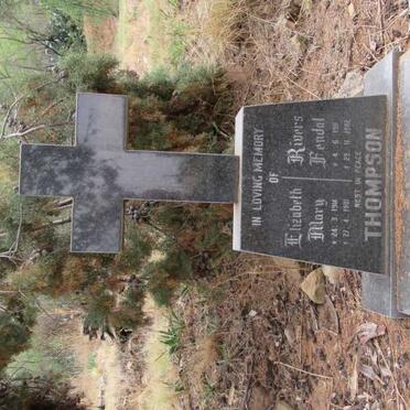 THOMPSON Rivers Fendal 1911-1982 &amp; Elizabeth Mary 1914-1981