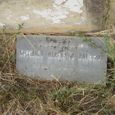 BOURHILL Margaret Henrietta -1964