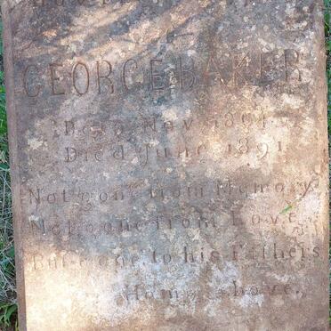 BAKER George 1864-1891