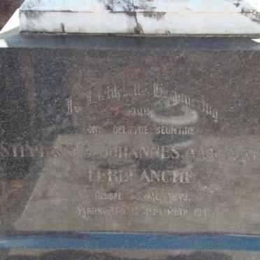 TERBLANCHE Stephanus Johannes Van Aardt 1943-1947