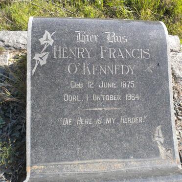 O'KENNEDY Henry Francis 1875-1964