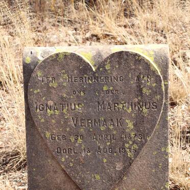 VERMAAK Ignatius Marthinus 1873-1935