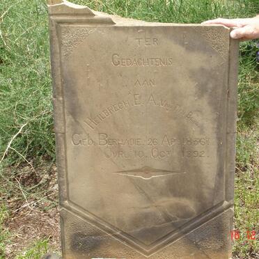 BERG Heilbrech E.A., van den nee BERNADIE 1836-1892