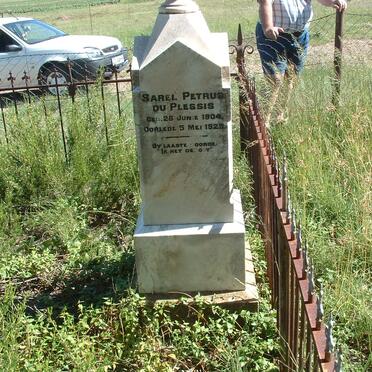 PLESSIS Sarel Petrus, du 1904-1925