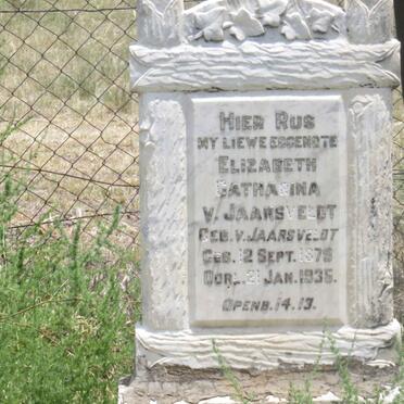 JAARSVELDT Elizabeth Catharina, van nee VAN JAARSVELDT 1879-1935