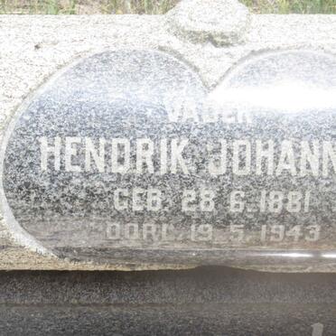 ? Hendrik Johannes 1881-1943