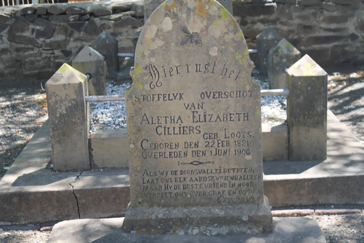 CILLIERS Aletha Elizabeth nee LOOTS 1821-1906 _2