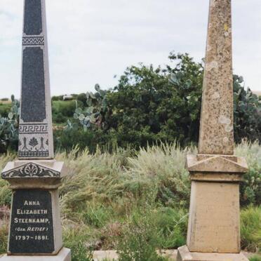 Free State, LINDLEY district, Groenvlei Geloftefeesterein, memorials
