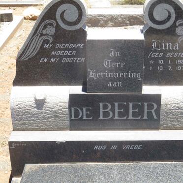 BEER Lina, de nee BESTER 1925-1978