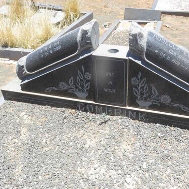 COMBRINK Cornelius Johannes 1919-2001 &amp; Rosella Elizabeth VORSTER 1908-1987