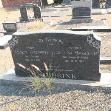 COMBRINK Salmon Godfried 1891-1954 &amp; Carolina Magaretha VORSTER 1888-1977