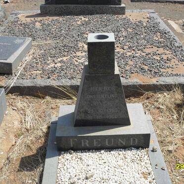 FREUND Joycie 1963-1966