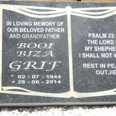 GRIF Booi Biza 1944-2014