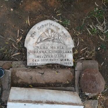 GROBBELAAR Sara Maria Johanna nee VAN ZYL 1849-1919