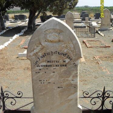 LIEBENBERG Christiaan Jacobus 1874-1900