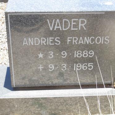 MULLER Andries Francois 1889-1965