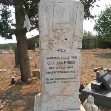 PREEZ G.J.J., du 1864-1924