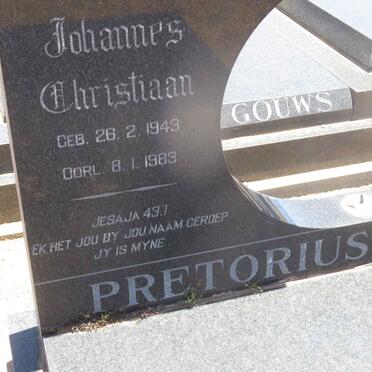 PRETORIUS Johannes Christiaan 1943-1983