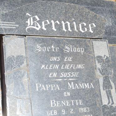 WESSELS Bernice 1983-1984