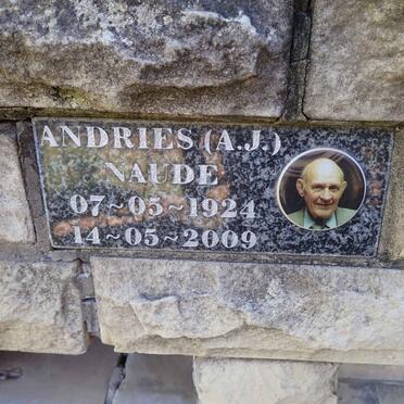 NAUDE Andries A.J. 1924-2009