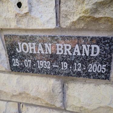 BRAND Johan 1932-2005