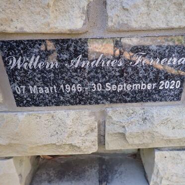 FERRIERA Willem Andries 1946-2020