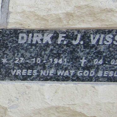 VISSER Dirk F.J. 1941-2014