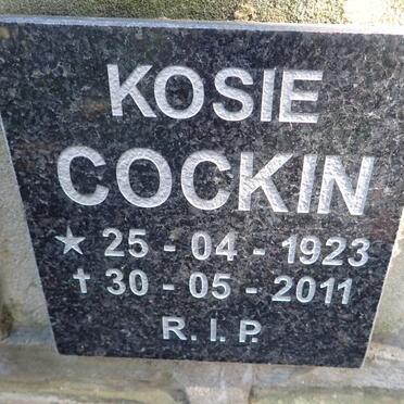 COCKIN Kosie 1923-2011