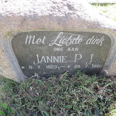 ? Jannie P.J. 1923-1990