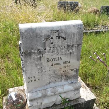 BOTHA Cornelius Jacob 1924-1947